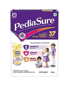 Pediasure Health and Nutrition Drink Powder 400g Refill Pack - Vanilla Delight Flavour